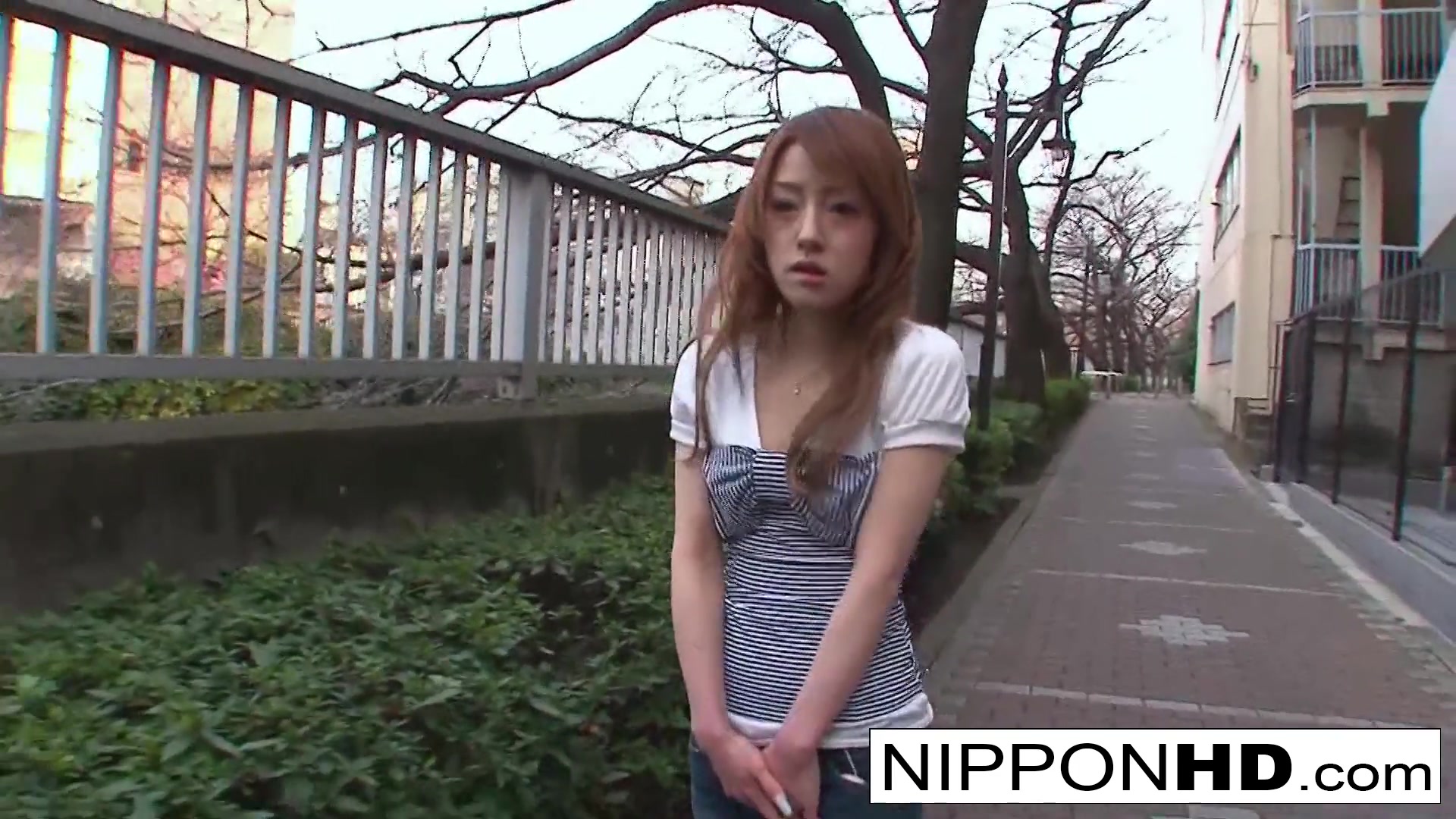 Asian Cutie In High Heels Keeps A Toy In Her Jeans - NipponHD