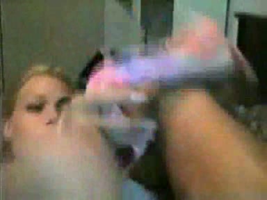Blonde teen 18+ strips and shows pussy