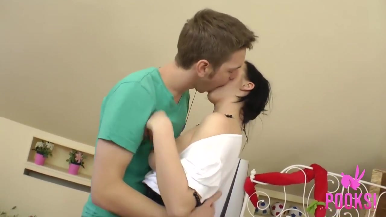 Luscious Dark Haired teen 18+ Olivia Milks A Wide Dick With Her Gaping Asshole!