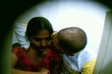 Panjabi couple fucks in standing position on