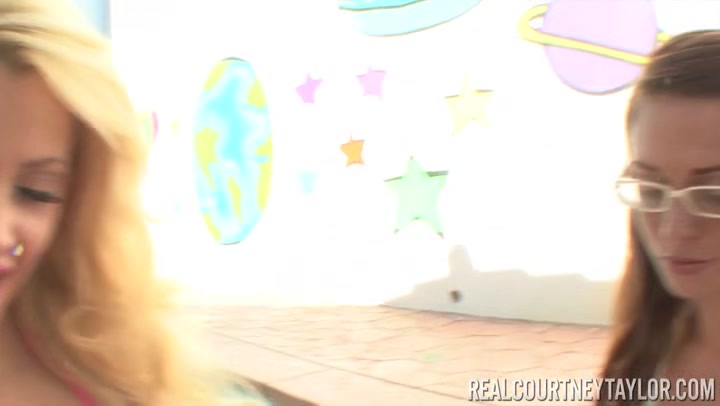 Courtney Taylor in Anal Pool Party Clip#1