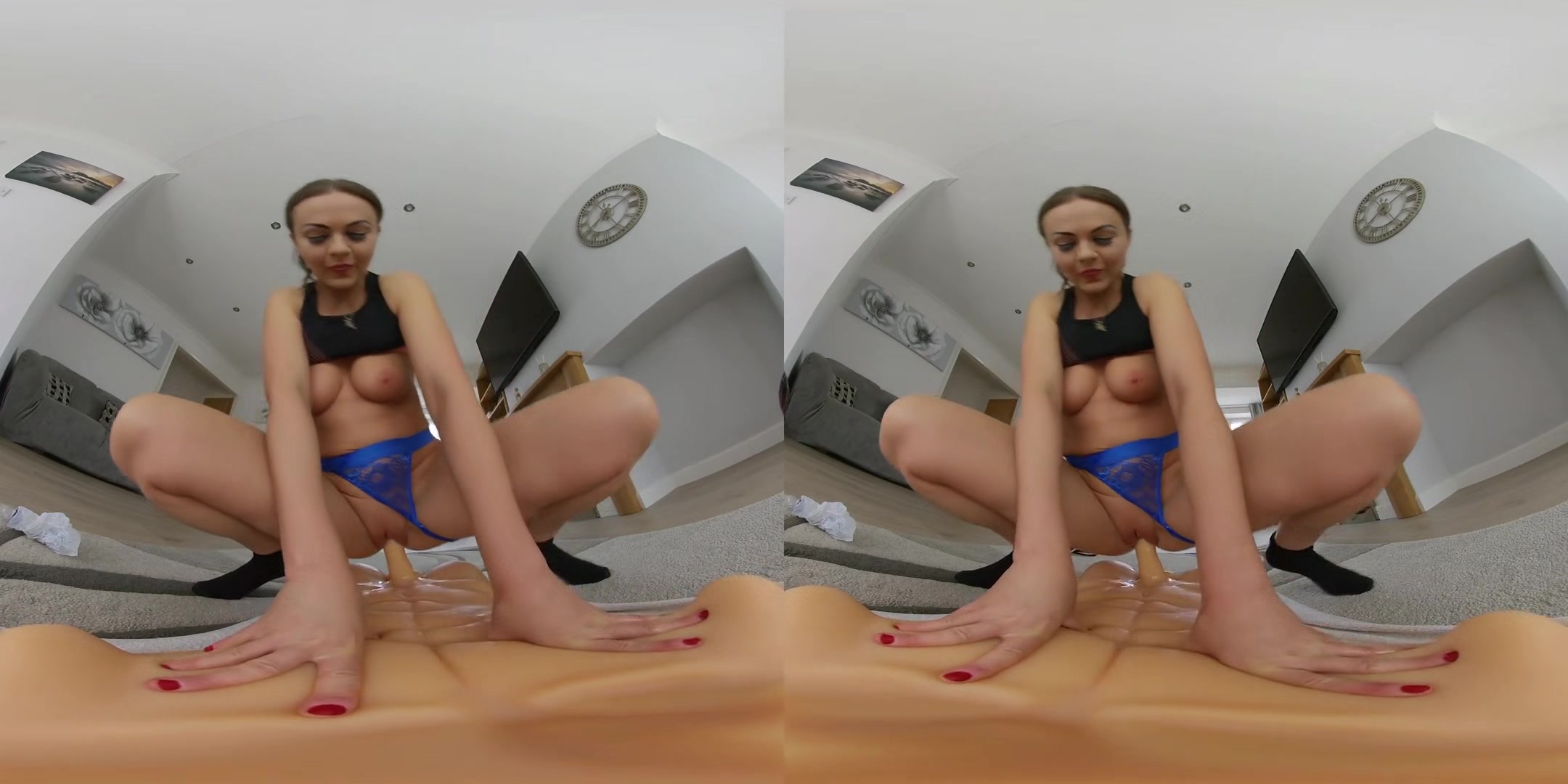 Tina Kay, After Workout Workout; Pornstar Riding Tommy Torso POV VR