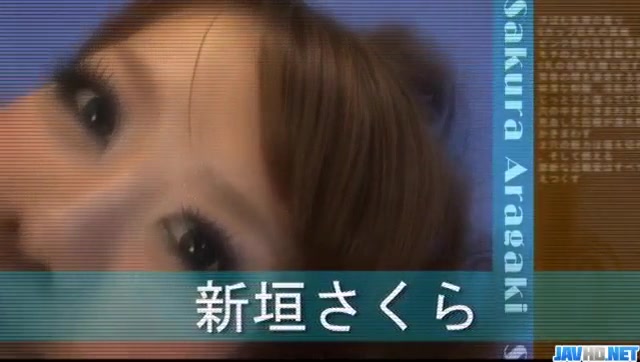 Sakura Aragaki naughty porn show with a strong male
