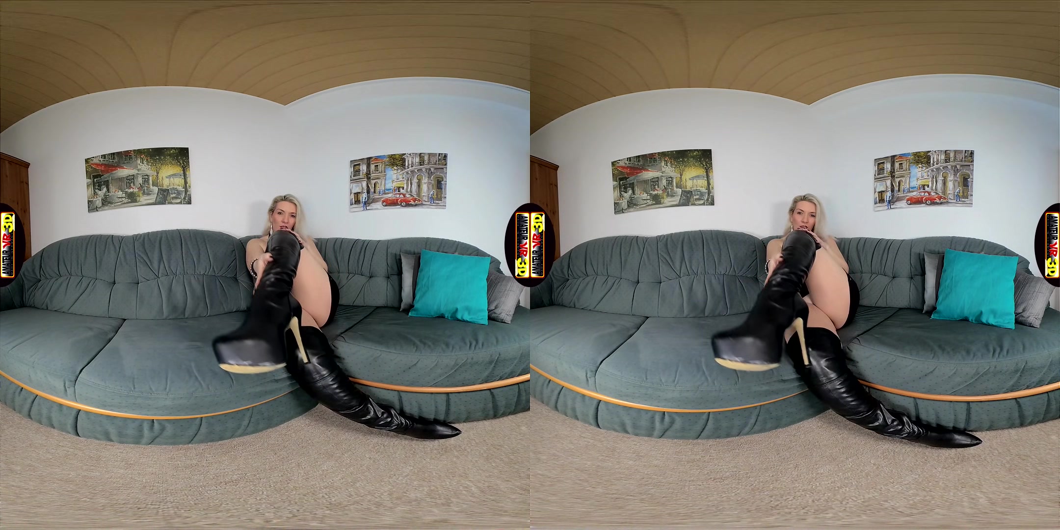 Sandy - The Hottest Natural Tits Just For You; Big Tit Blonde Milf Solo