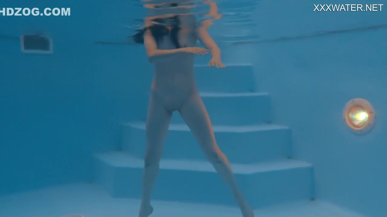 Petite Russian Marfa Swims Nude In The Pool