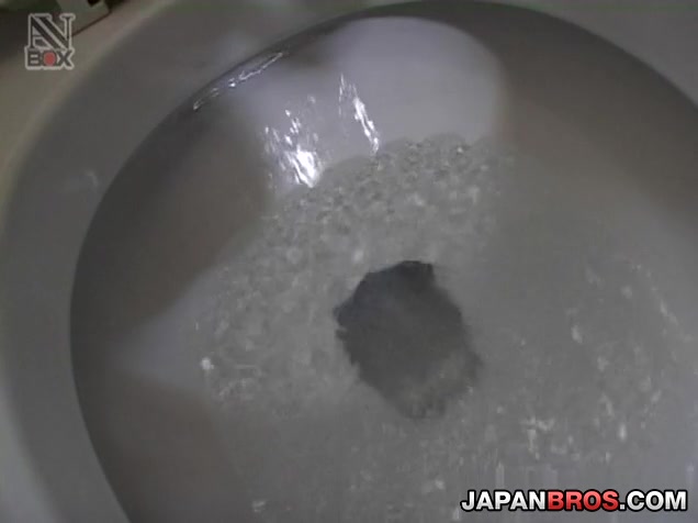 Filthy Asian toy fucking before going to school