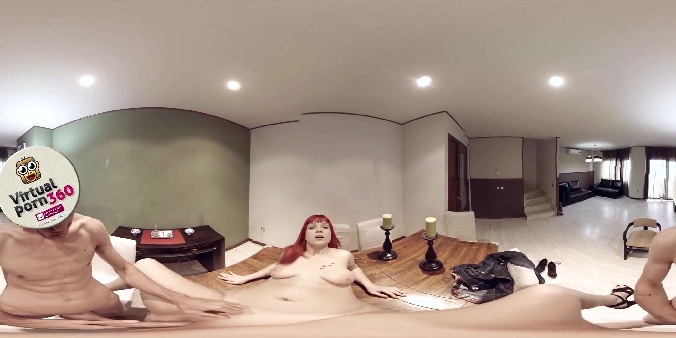 Mey Max in Redhead May Fucked on the Table - VirtualPorn360