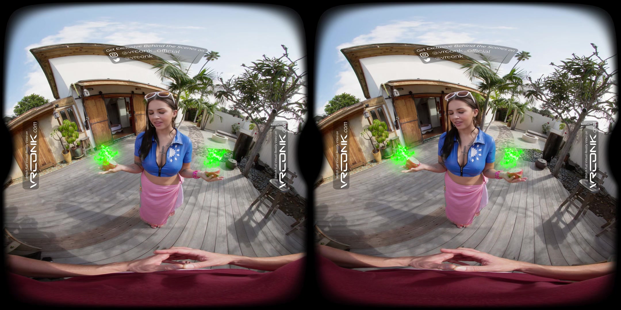 VR Conk Sexy Bella Luna fucks hard In One Piece Nico Robin Parody VR Porn