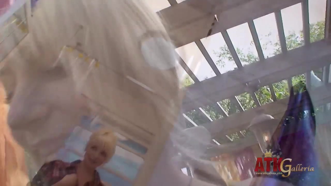 Catching her showering