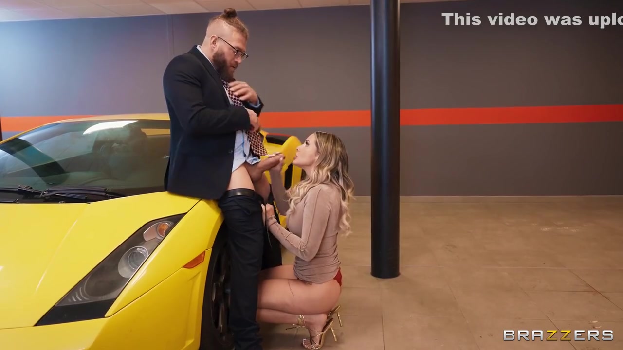 Xander Corvus And Kenia Music - Blonde Babe Gets On Her Knees And Sucks Xanders Cock