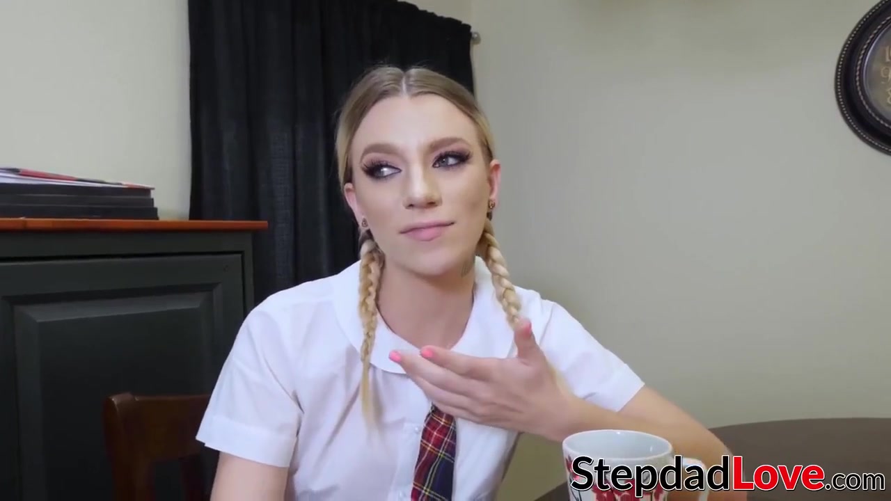 Jayden Black In Blonde Riding Stepdads Dick After Bj