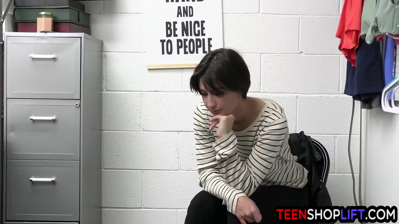 Angeline Red In Pretty teen 18+ Thief Caught Stealing Medicati