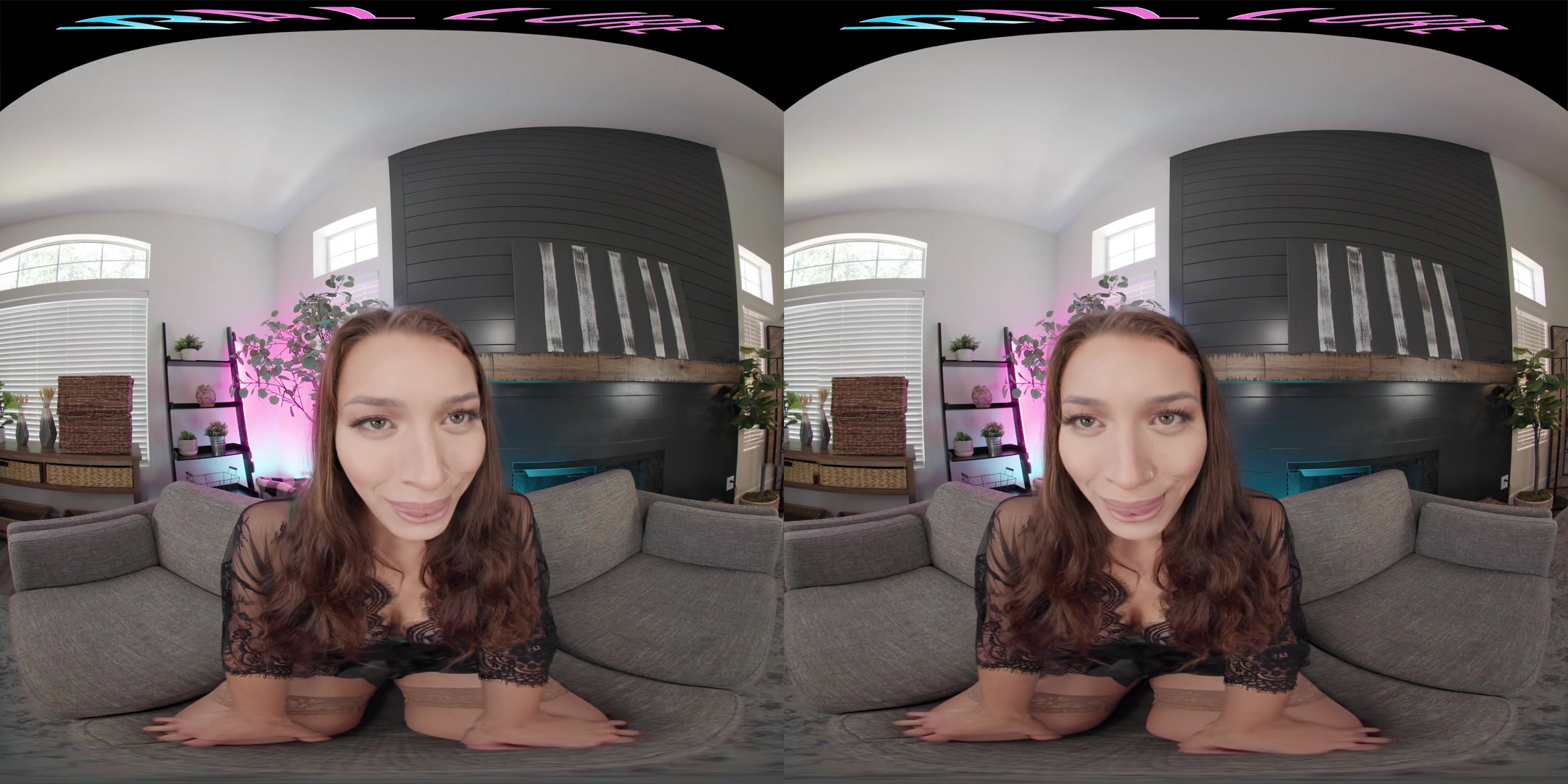 Busty brunette wants to suck and ride your cock in VR