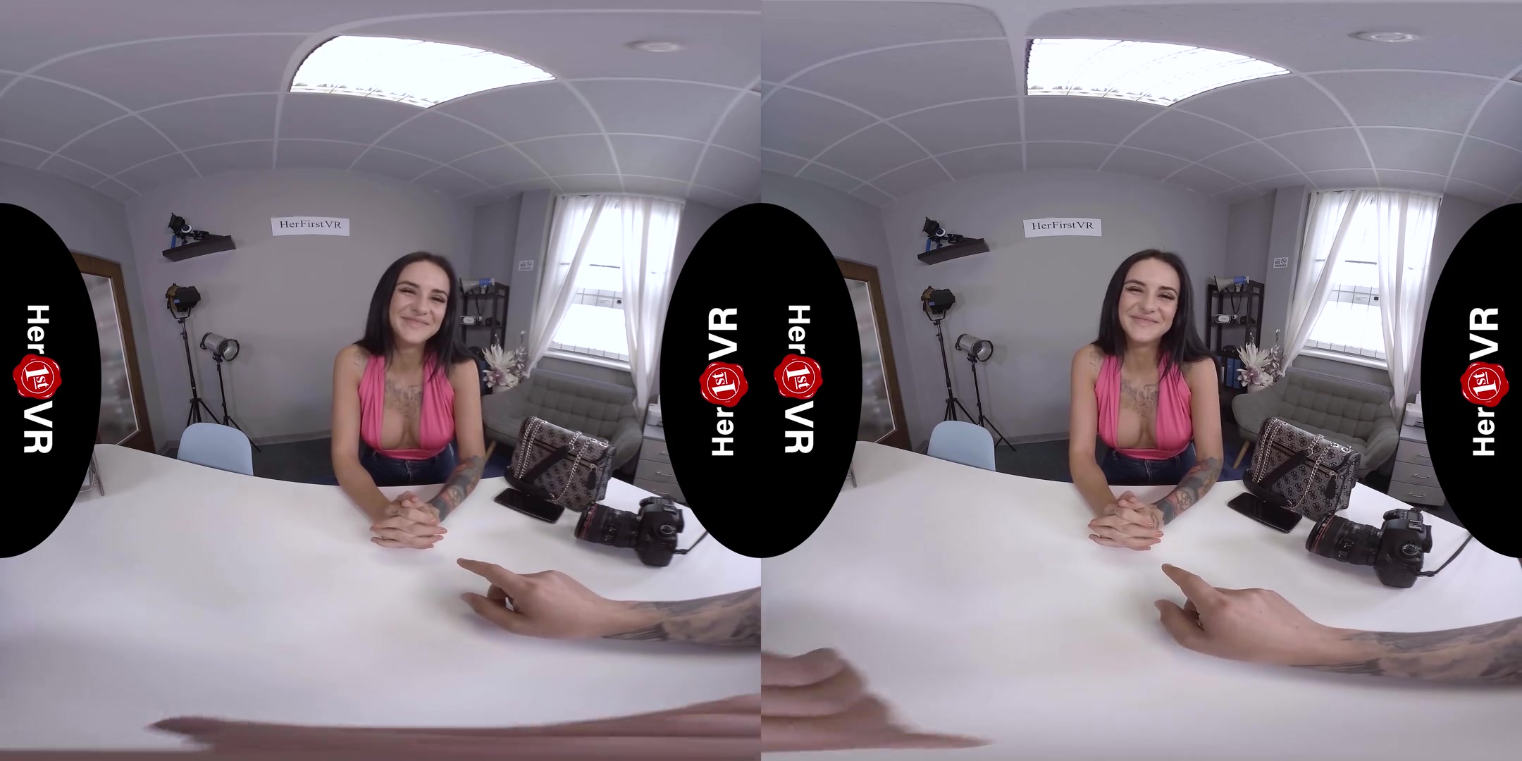 Barbie Esm - VR Casting; Big Tits Amateur Strip and POV