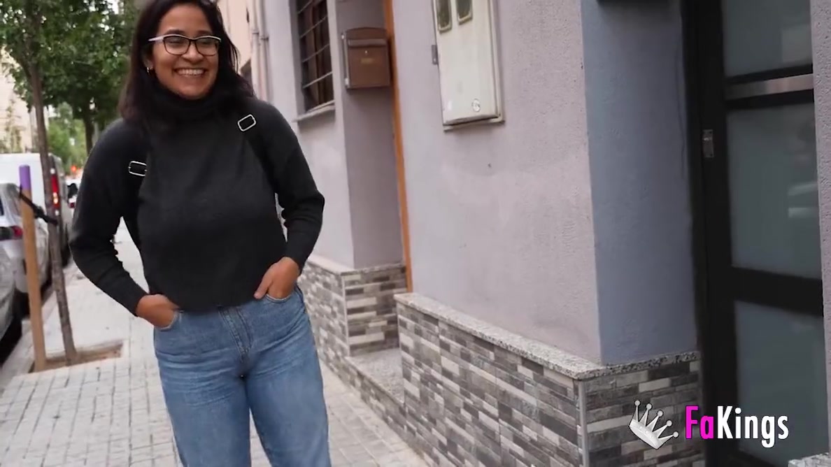 Chubby Latin Babe Makes An Amazing Porn Debut With A Big Cock!