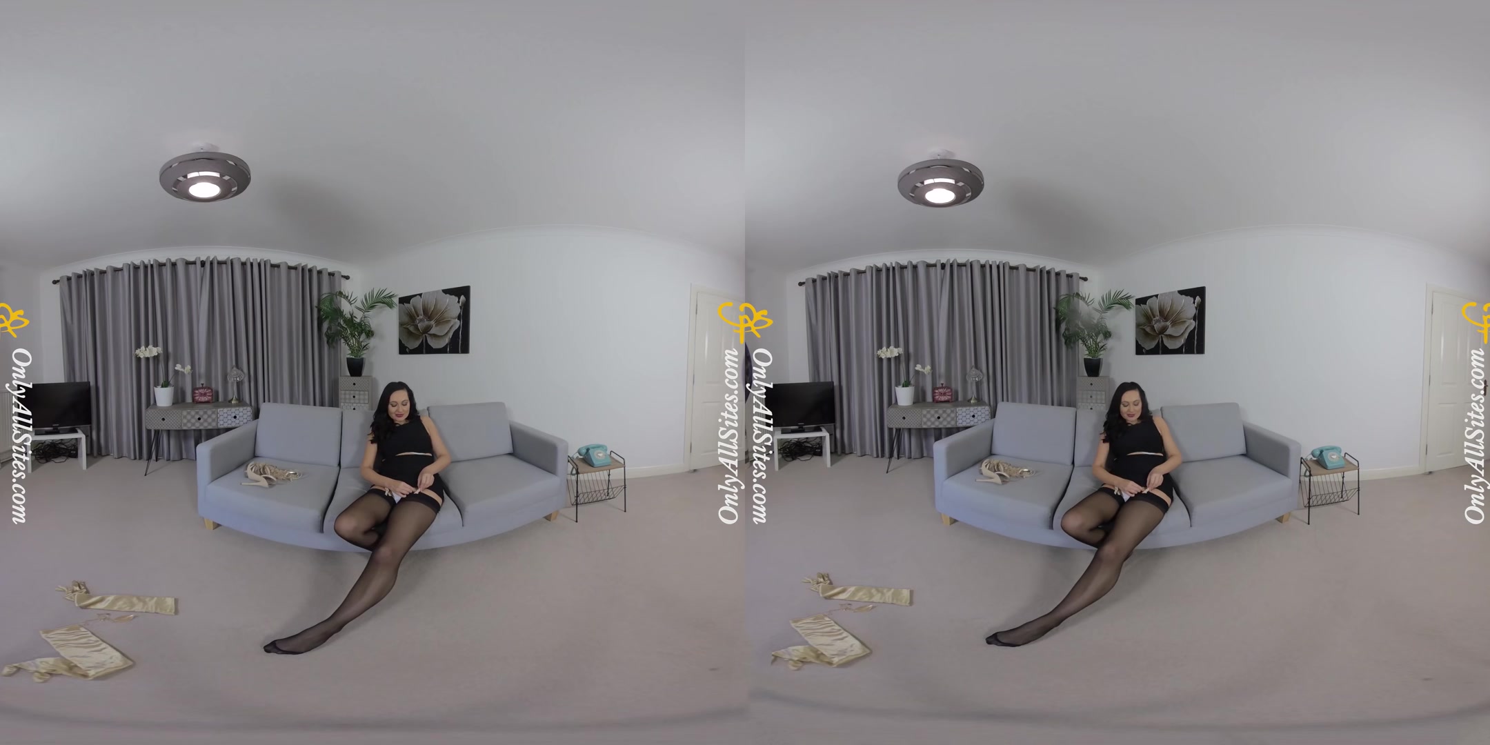 Bonnie - In Black Dress - OnlyTease