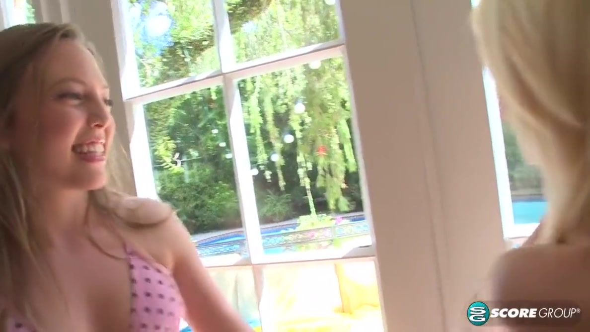 Bikini-clad Bisexual Teens 18+ Try Licking And Fingering Each