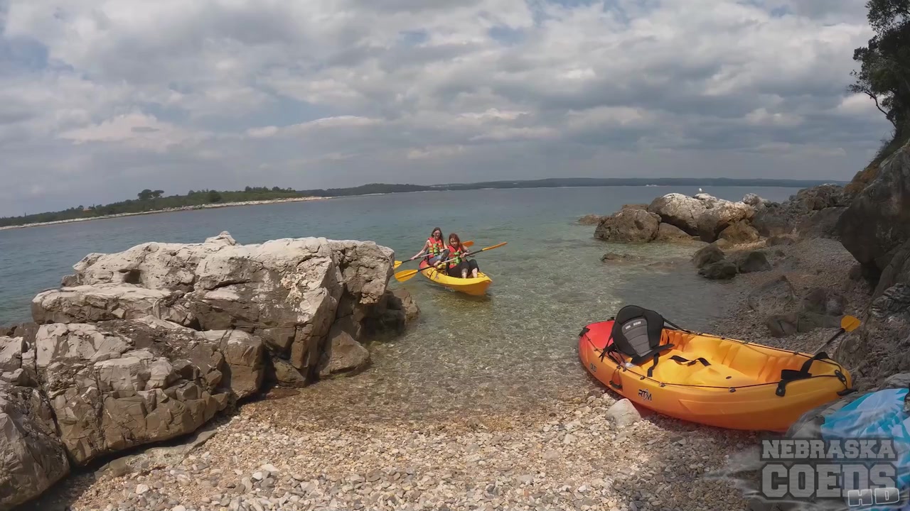 On Vacation Hiking Hude Outdoors With Rebeka Ruby And Cheri Abandoned Island