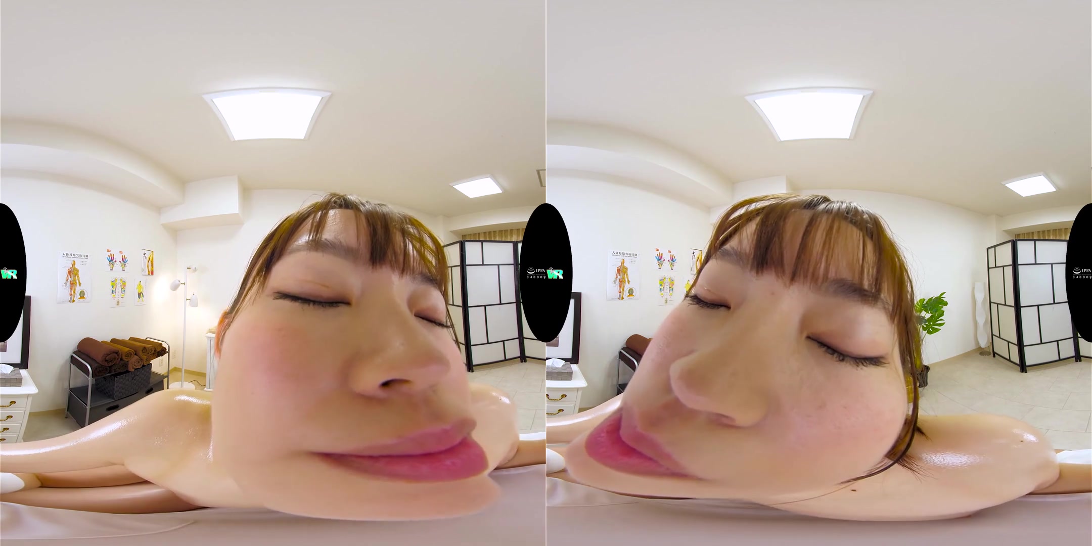 Shady Business: The Pure, Innocent Office Lady Transformed by an Aphrodisiac Massage; Japanese Woman Loses Control in Virtual Reality
