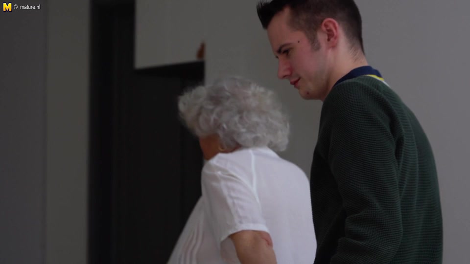 Grandma Gets Her Hairy Pussy Thumped By Young Toyboy - MatureNL