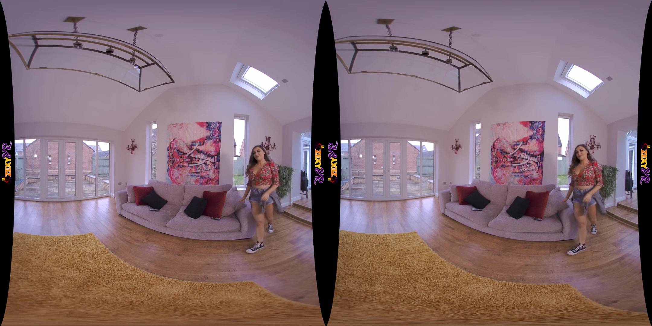 Striptease Deal - Busty Brunette Strips for You