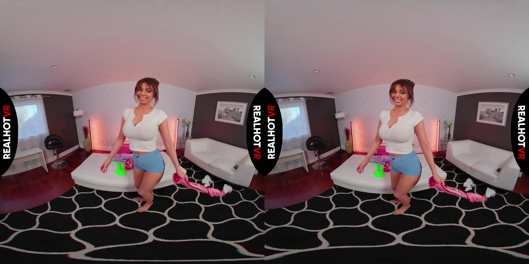 Latina Stripper Uses Her 36 Ddd Tits To Seduce You While Trying On Her Sexy Outfits