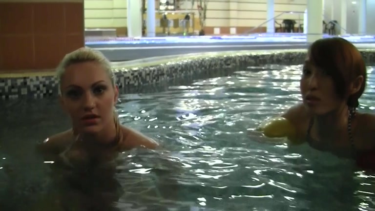 Pickup fuck with hot blonde and asian
