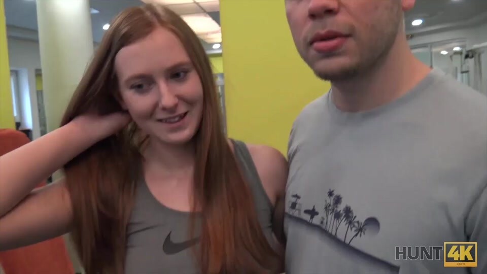 HUNT4K. Cuckold is paid to watch how Linda Sweet sucks strangers dick