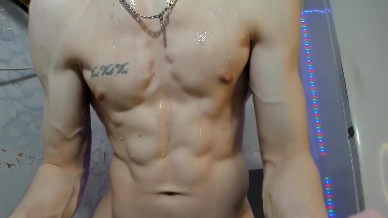 Sexy Athletic Young Body In Oil And Big Anal Prolapse On Webcam