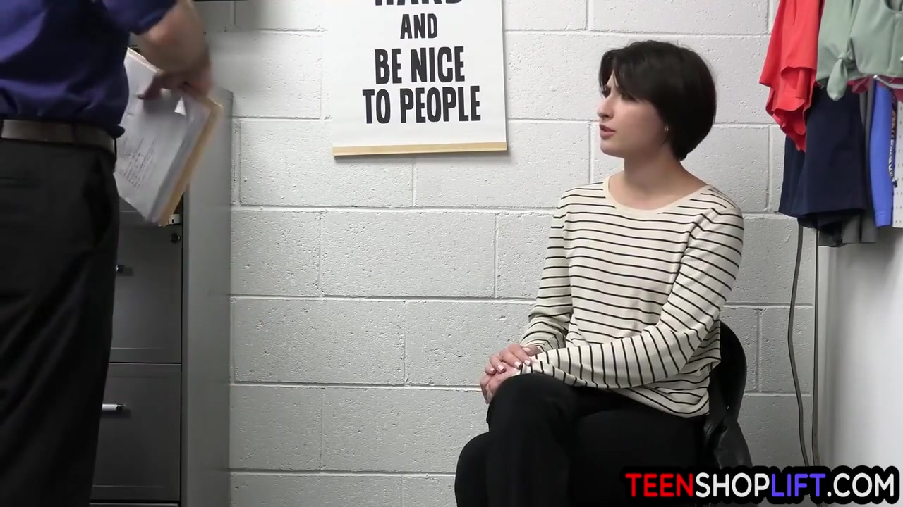 Angeline Red In Pretty teen 18+ Thief Caught Stealing Medicati