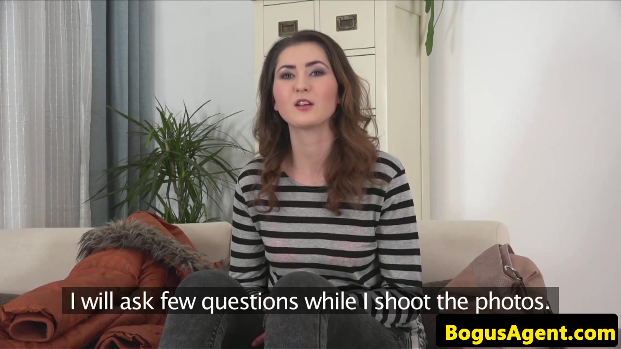 European casting with cocksucking babe