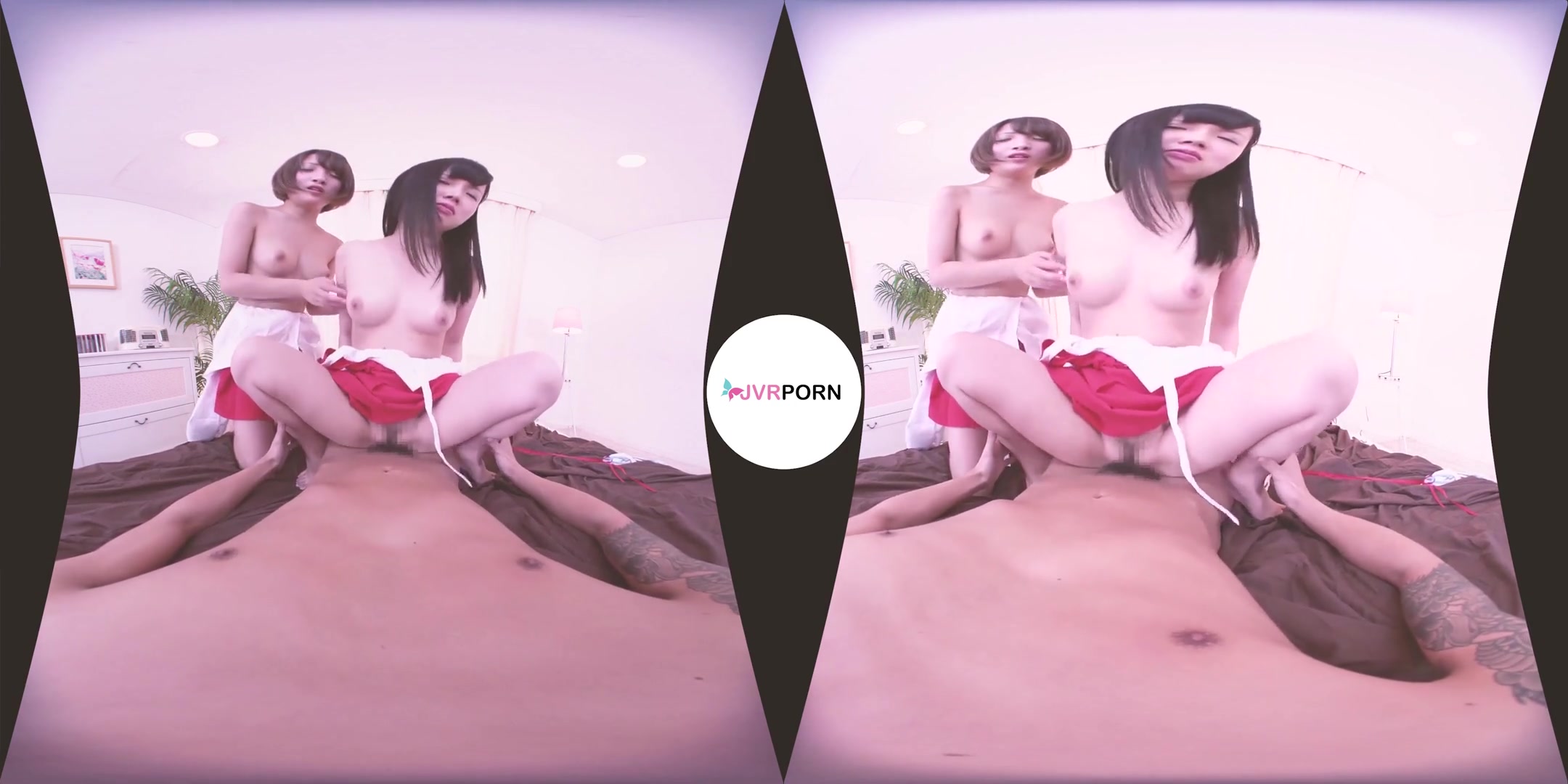 Hirose Umi & Aya Miyazaki in Japanese Fortune Tellers Gives You a Special Treatment - JVRPorn