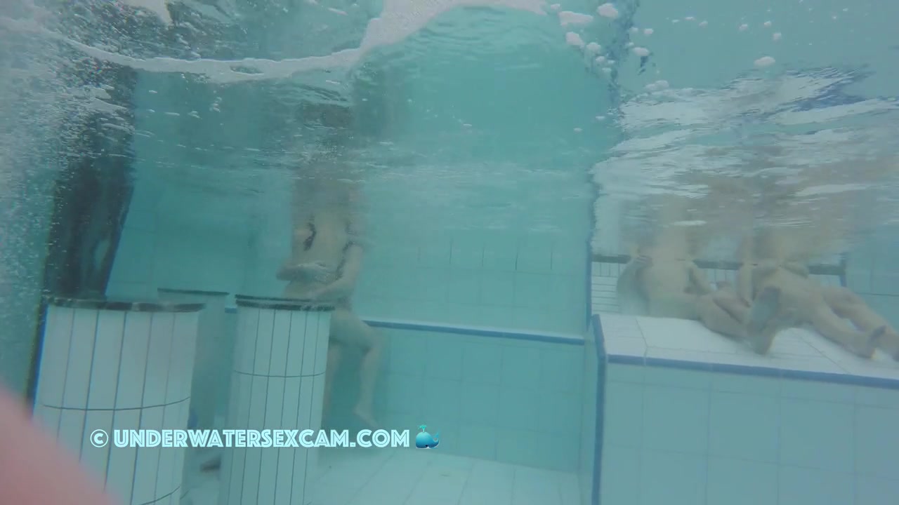 Crazy Young Couple Fucks Everywhere In A Public Pool