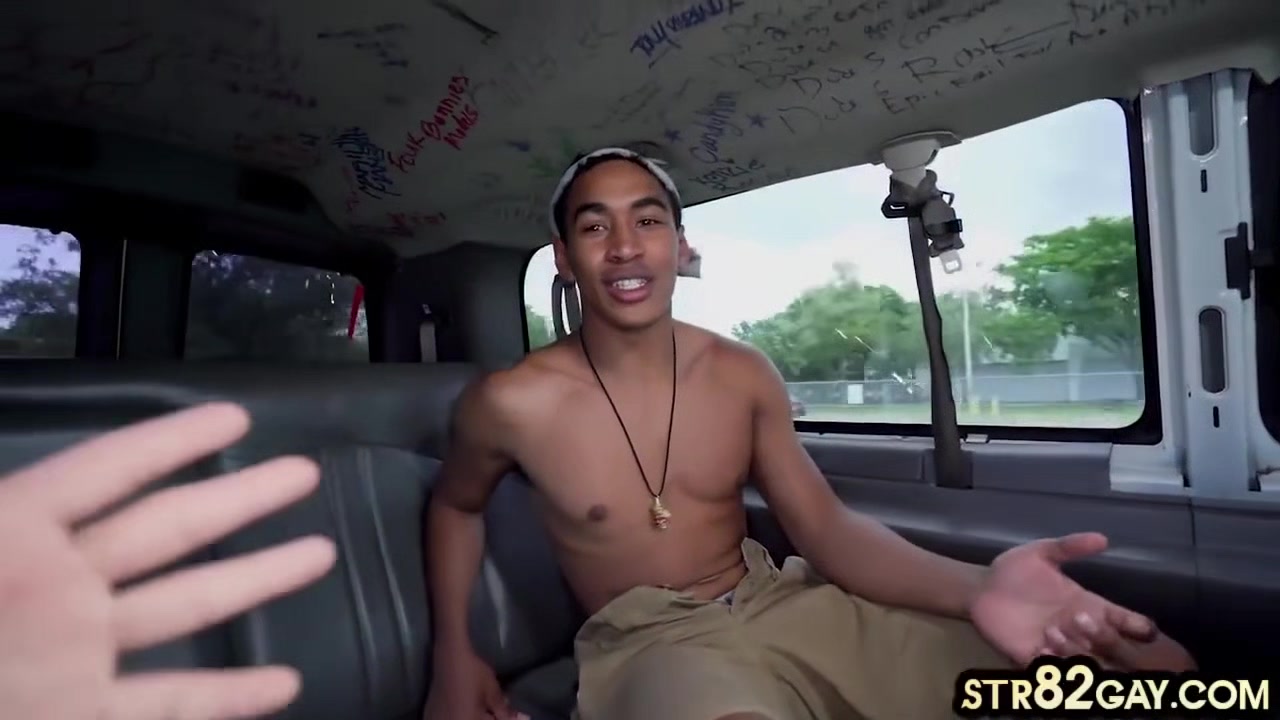 Ebony Str8 Stud Balls Licked By Hairy Gay In Pickup Bus