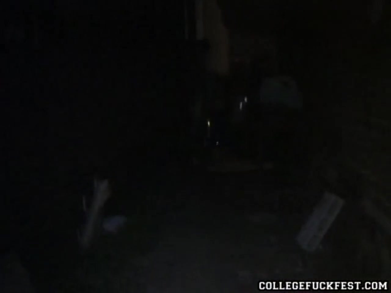 teen 18+ college whore fucked outdoors doggystyle