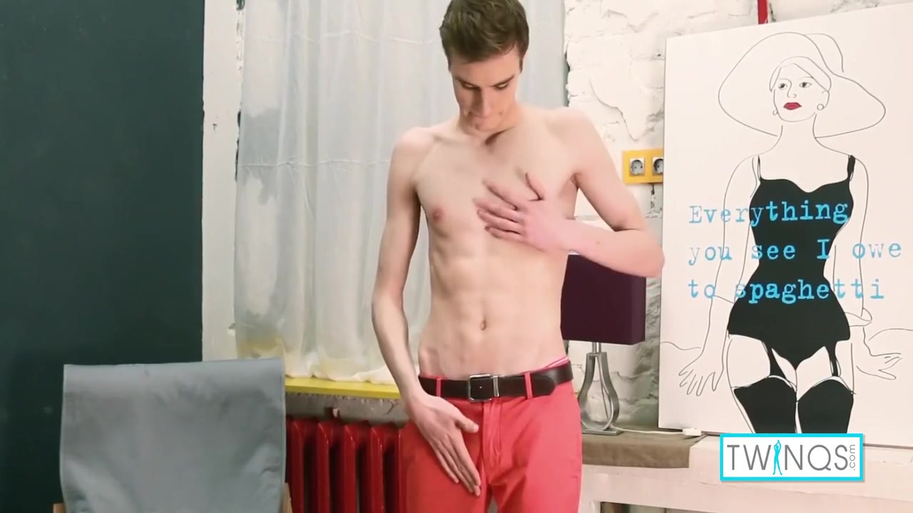 Horny Blonde Twink Lucas A Stuffs His Ass With A Big Dildo!