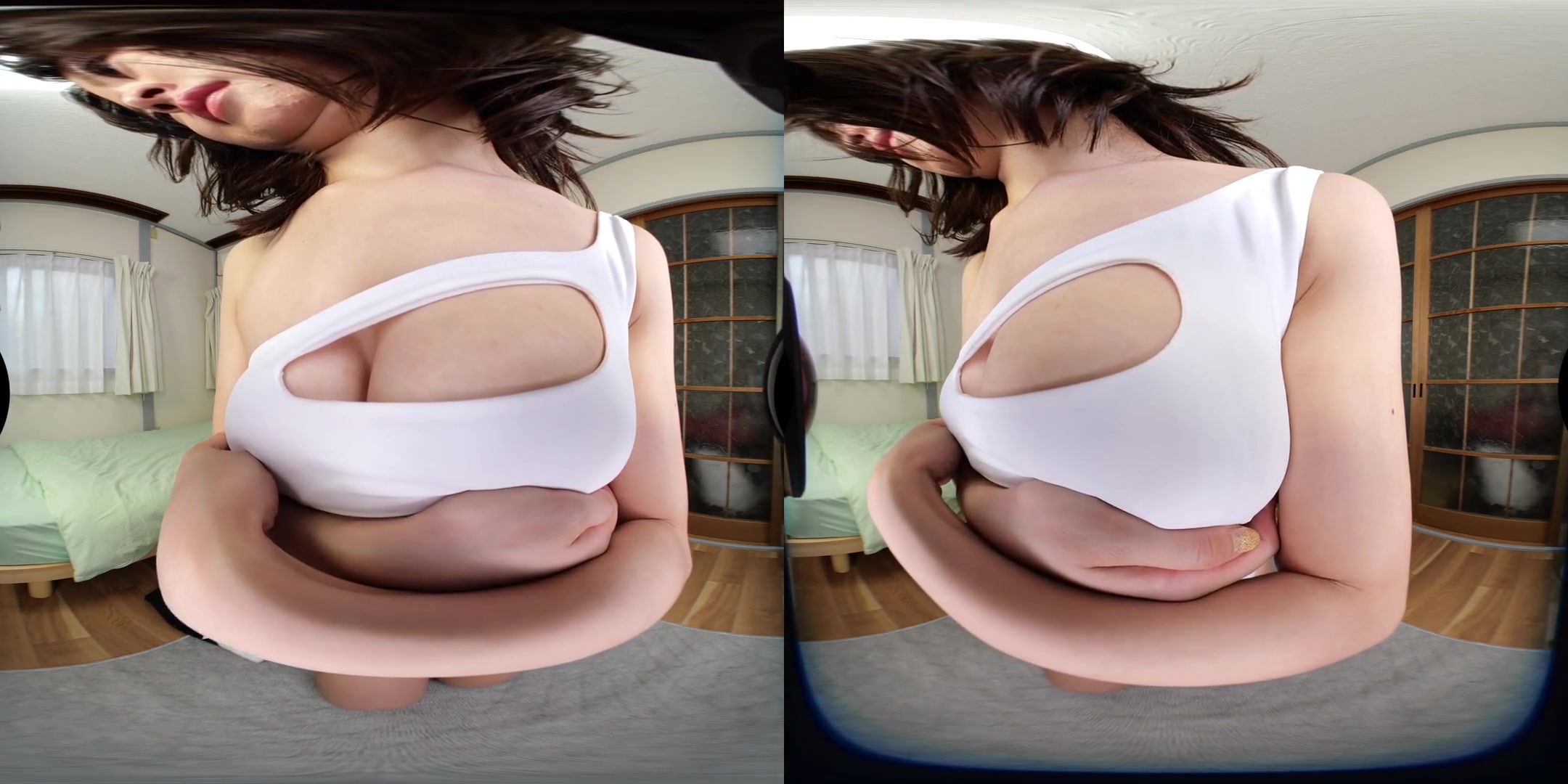 Apartment Days! Mika Okumura Act 2; Softcore Non-Nude Busty Japanese Virtual Girlfriend