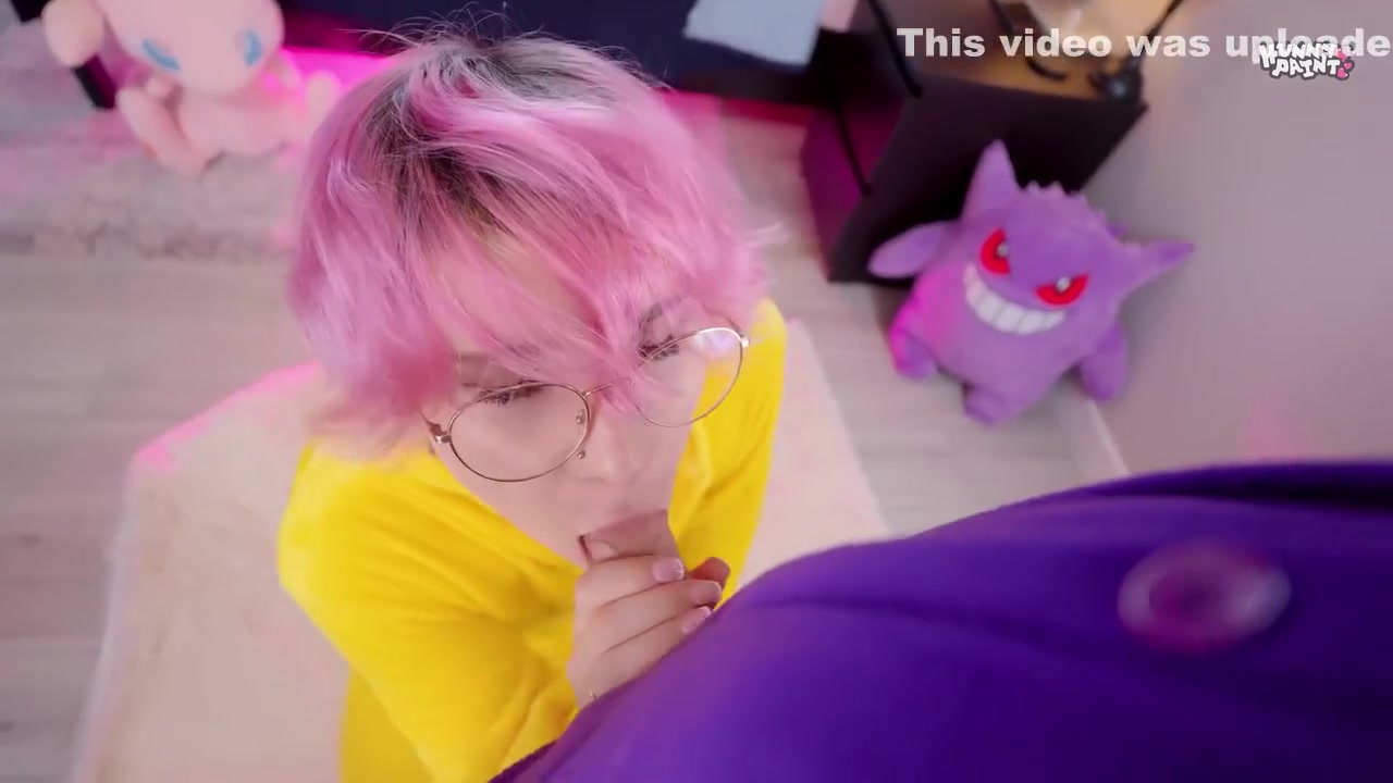 Femboy Pokeslut Bimbo Loves To Bounce And Suck On Twink Cock