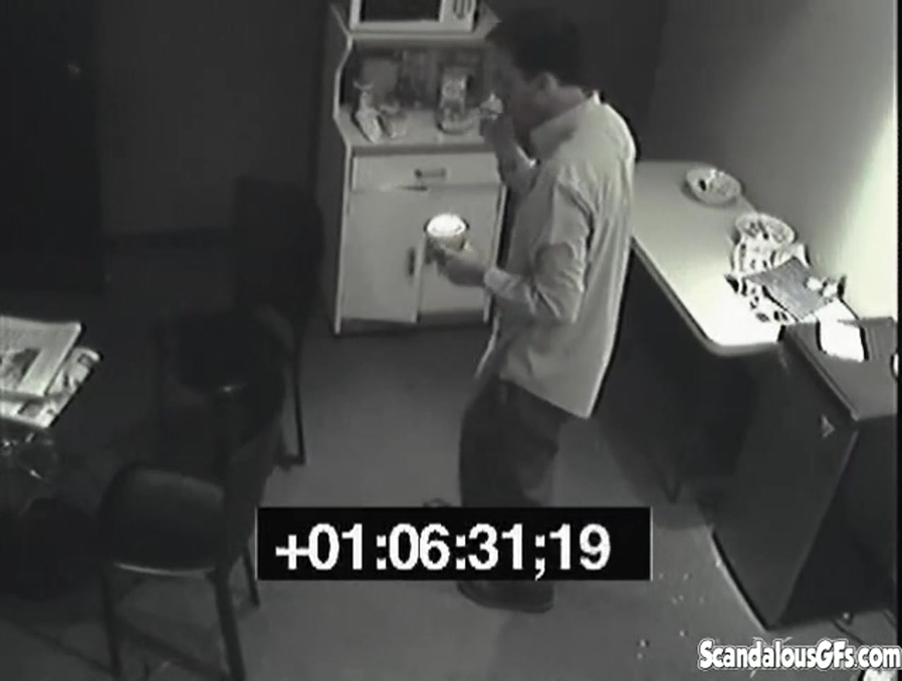 Secret pissing slut screws over her colleague