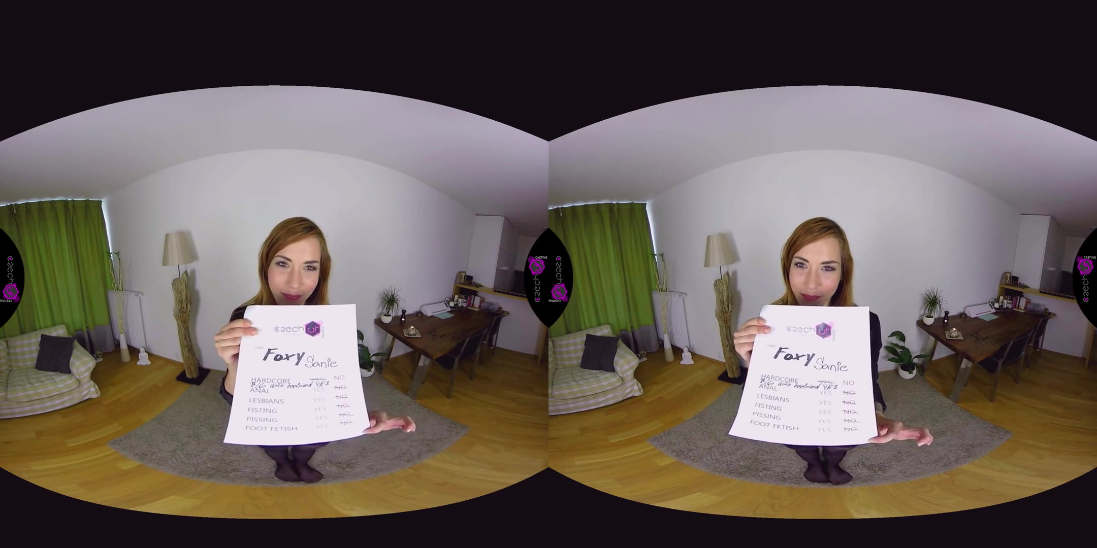 Foxy Sanie in Foxy Sanie Casting - CzechVRCasting