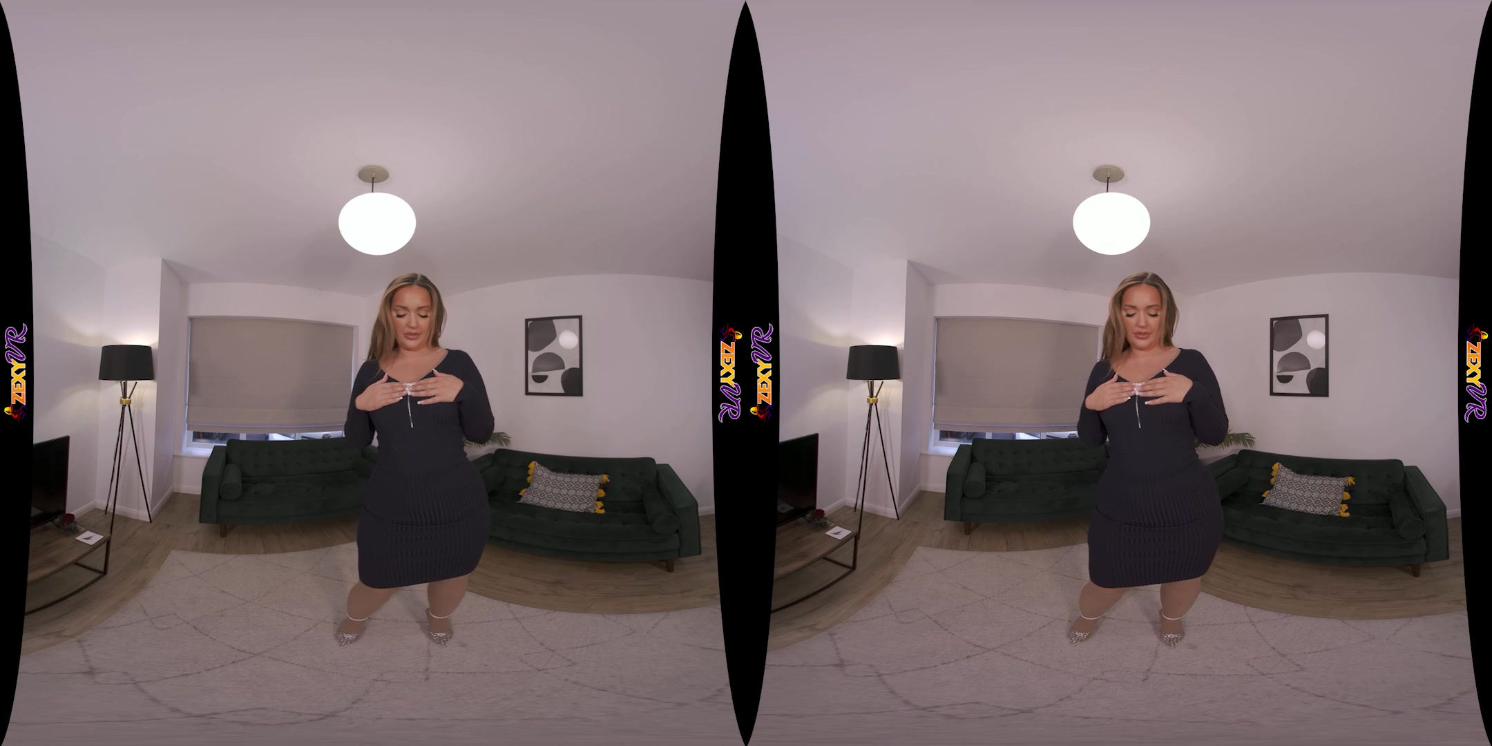 Cute & Curvy featuring Frankie L - ZexyVR