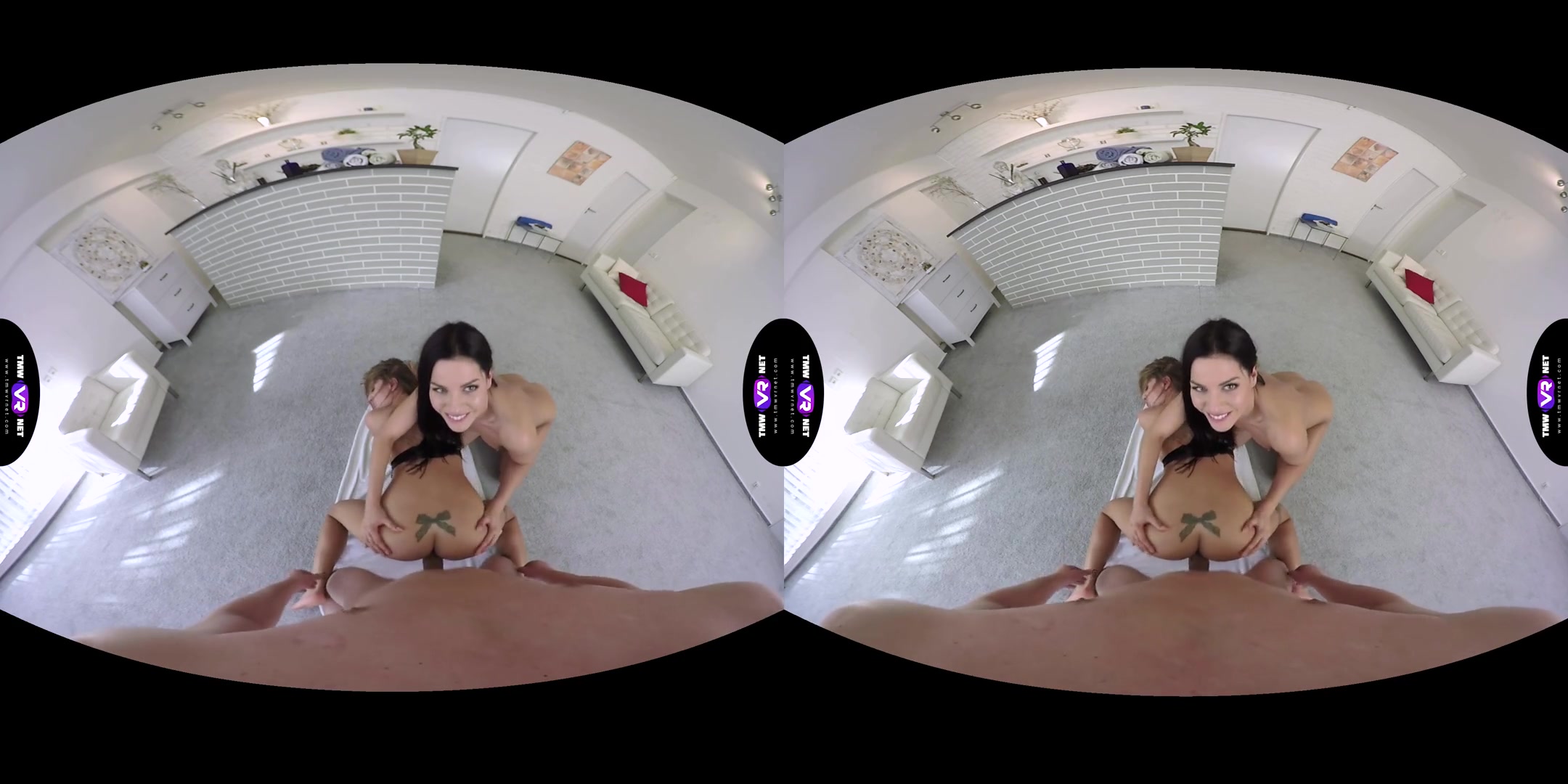 Eveline Dellai & Silvia Dellai in Two Lezzies Gifted a Private Sex Party - TmwVRNet