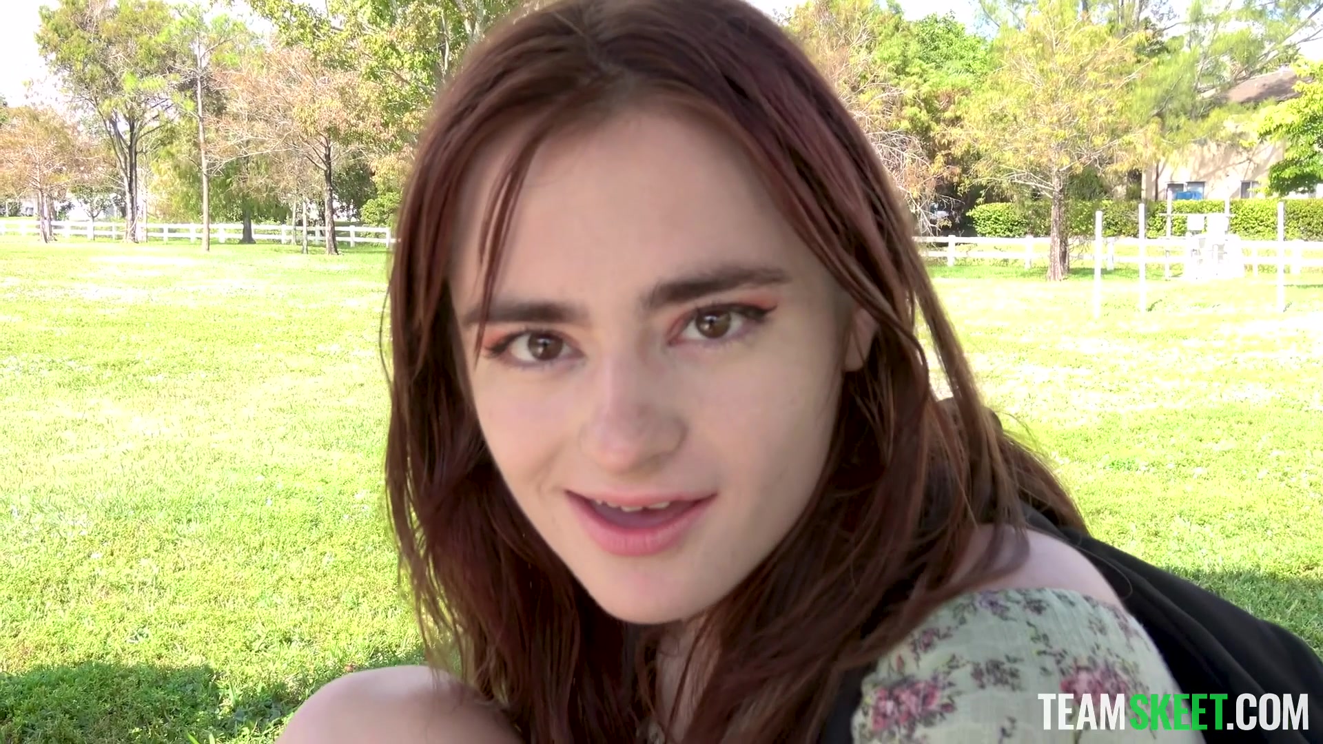 Shy Girl At The Park