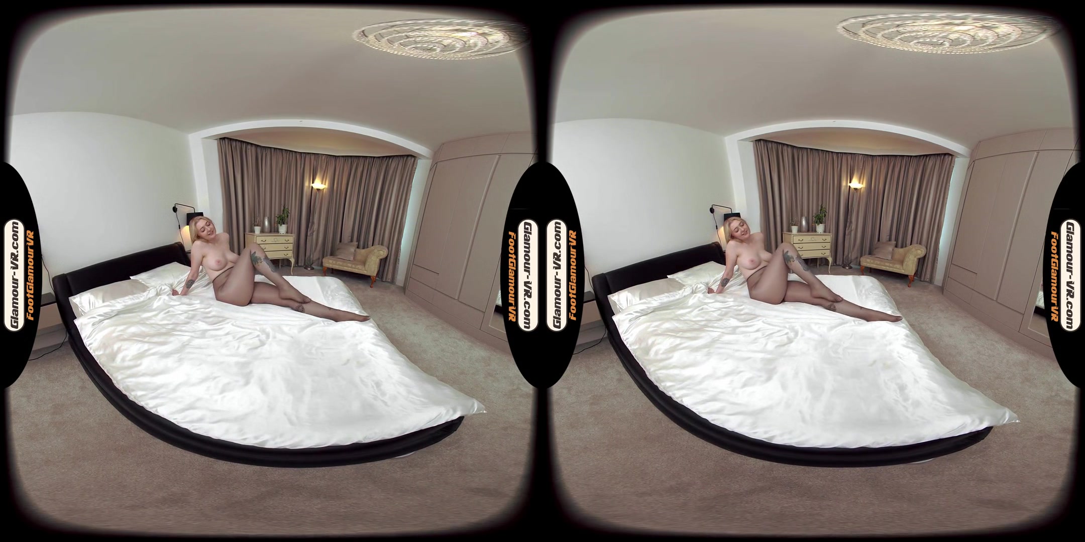 Em Yang's 8k Vr Foot Joi: E-cup Sensation Removes Tights And