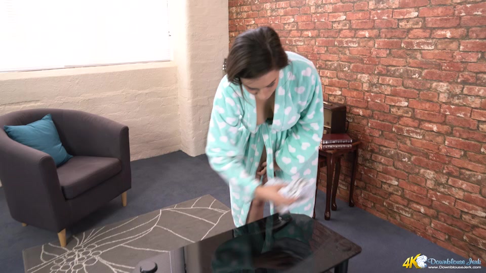 Charlie Rose in Dusting Titties - DownblouseJerk