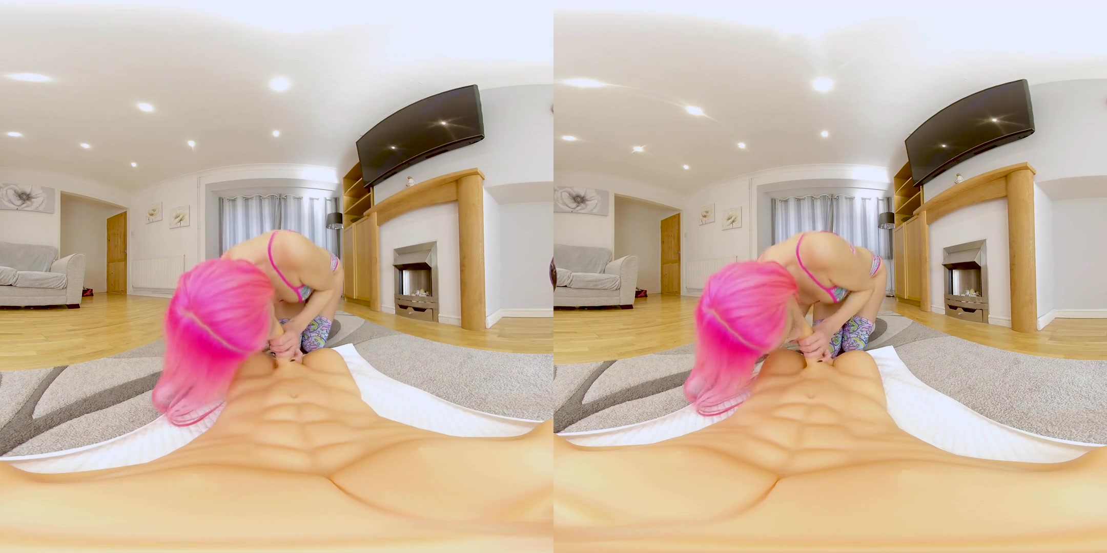 Roxy Lace, Fucking Rewards - Shaved Pink Hair teen 18+ Riding