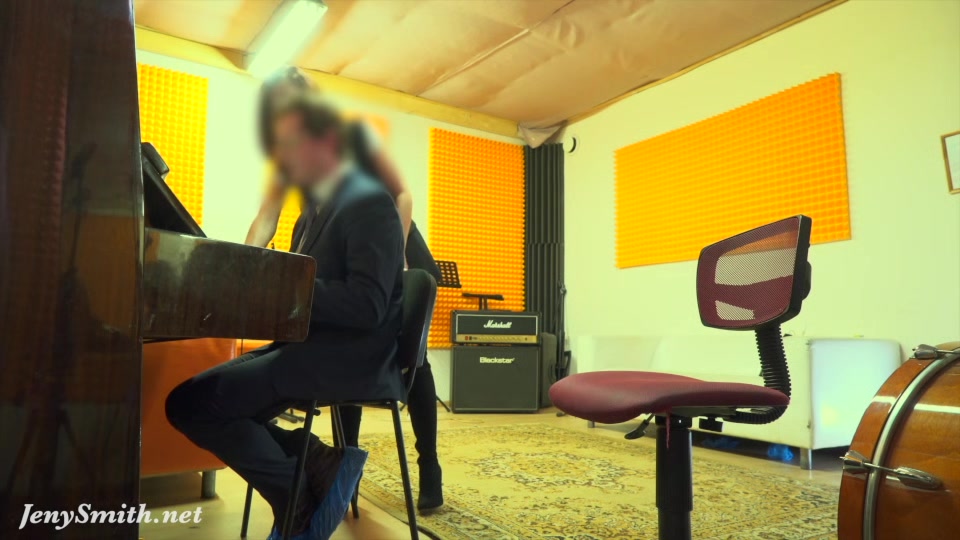 Naughty Teacher with no panties prank with a real student 18+. By Jeny Smith