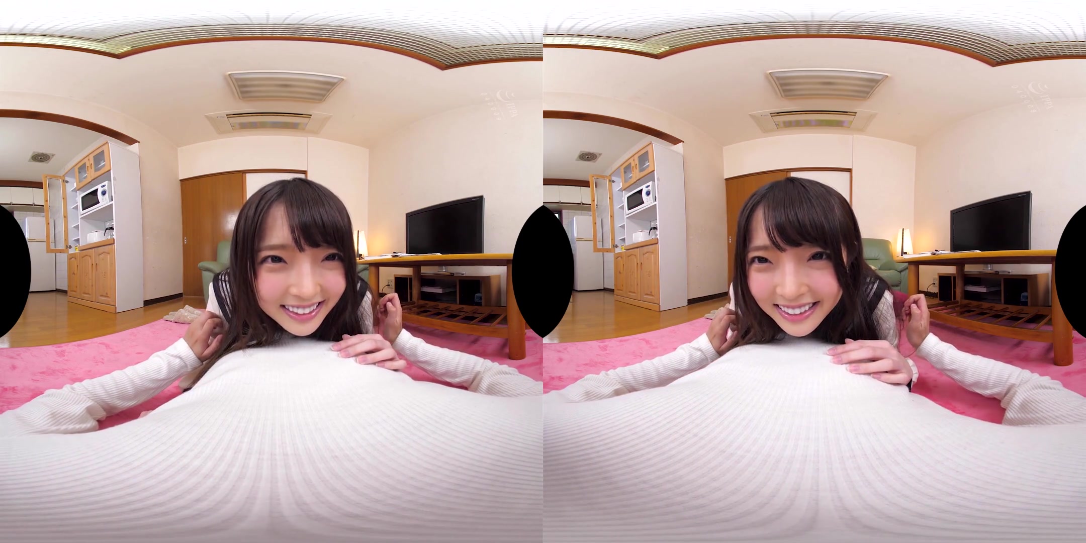 Ria Misaka Showing off her Panties and Tits in her Uniform 2 - SexLikeReal
