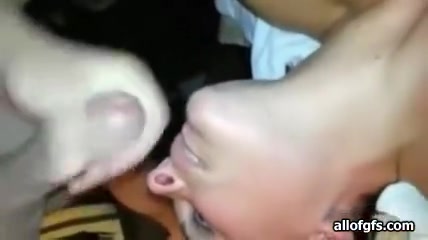 Deep in her mouth