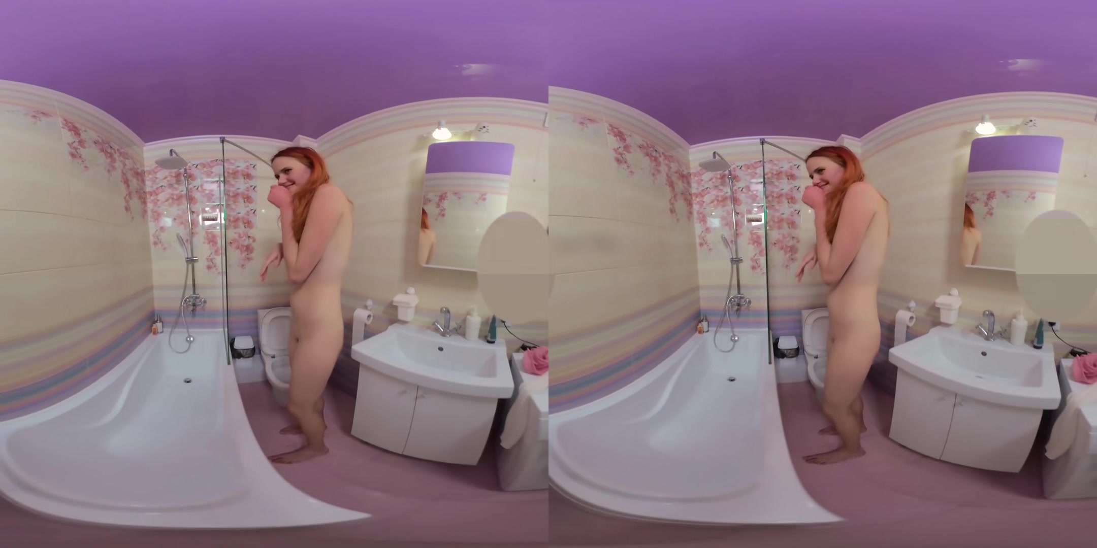 Hot Redheads teen 18+ Anabel ** In Bathroom - VRmodels